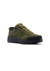 Buty COLUMBIA REDMOND IV LOW WP Zielony. Zielone buty trekkingowe męskie Columbia, z materiału, bez zapięcia, trekkingowe. Za 319.00 zł.