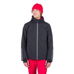 Kurtka narciarska Rossignol męska Strawpile JKT czarna. Czarne kurtki narciarskie i snowboardowe damskie Rossignol, l, bez wzorów, z materiału, z kapturem, narciarskie. Za 809.00 zł.