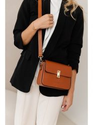 Lia Biassoni Skórzana torebka w kolorze jasnobrązowym - 22 x 16 x 7 cm rozmiar: onesize. Brązowe torebki klasyczne damskie Lia Biassoni, bez wzorów, z materiału, bez dodatków. Za 295.99 zł.