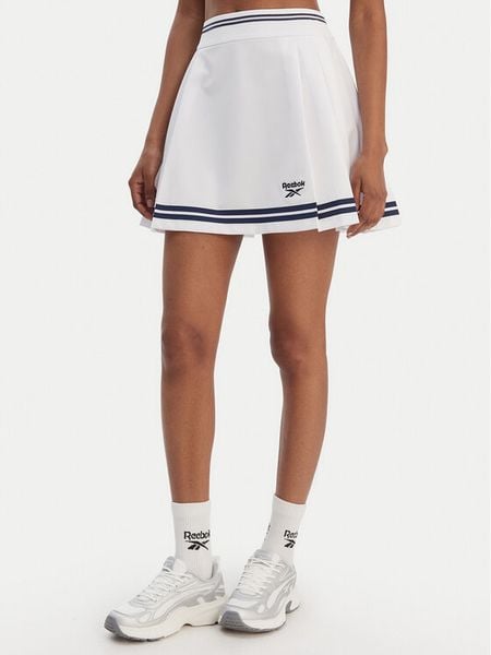 Reebok Spódnica mini Marta RK25491CCW Biały Regular Fit. Białe spódniczki damskie Reebok, xs, bez wzorów, z syntetyku, mini. Za 179.99 zł.