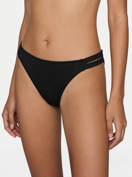 Roxy Dół od bikini Solid Essentials ERJX405186 Czarny. Czarne bikini damskie Roxy, bez wzorów. Za 129.99 zł.