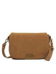 DeeZee Torebka S22611 Beżowy. Brązowe listonoszki damskie DeeZee, bez wzorów, z materiału, bez dodatków. Za 129.99 zł.