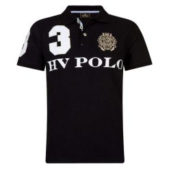 Koszulka polo do jazdy konnej HV Polo Favouritas. Czarne koszulki polo męskie HV POLO, na lato, m, bez wzorów, bez ramiączek. Za 298.00 zł.