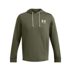 Bluza z kapturem Under Armour Rival Terry LC. Białe bluzy z kapturem męskie Under Armour, xl, z materiału. Za 140.99 zł.