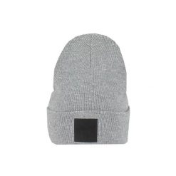 Czapka Helvetica IDAHO. Szare czapki męskie HELVETICA, z aplikacjami, z dzianiny, klasyczne. Za 196.65 zł.