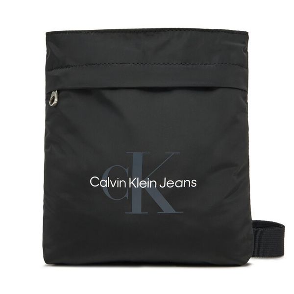 Saszetka Calvin Klein Jeans. Czarne saszetki męskie Calvin Klein Jeans, z jeansu. Za 129.99 zł.