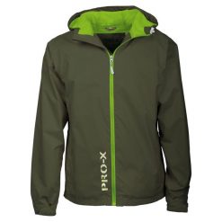 Kurtka wodoodporna Pro-X Elements Flash. Brązowe kurtki męskie PRO-X ELEMENTS, bez wzorów, bez kaptura. Za 341.00 zł.