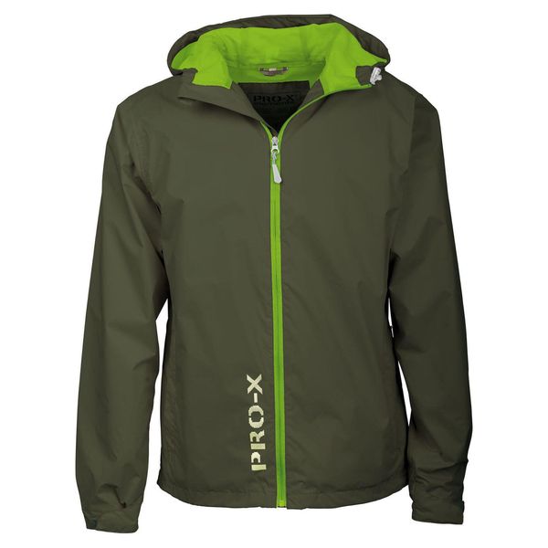 Kurtka wodoodporna Pro-X Elements Flash. Brązowe kurtki męskie PRO-X ELEMENTS, bez wzorów, bez kaptura. Za 341.00 zł.