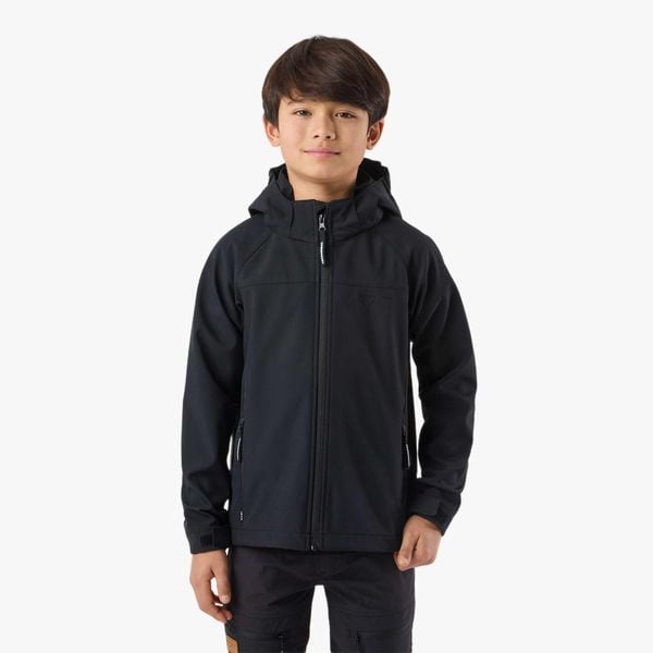 Kurtka softshell Turystyka Junior Swedemount Tromsö Softshell oddychająca. Czarne kurtki damskie SWEDEMOUNT, bez wzorów, z softshellu, sportowe, bez kaptura. Za 199.99 zł.