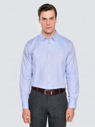 BIG STAR Koszula - Regular fit - w kolorze błękitnym rozmiar: 3XL. Niebieskie koszule męskie Big Star, xl, bez wzorów, z bawełny, bez kołnierzyka, bez ramiączek. Za 124.99 zł.