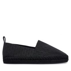 Espadryle Calvin Klein. Czarne espadryle damskie CALVIN KLEIN, bez wzorów, bez obcasa. Za 359.99 zł.