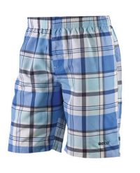 Krótkie spodenki kąpielowe Beco niebiesko-białe. Niebieskie kąpielówki męskie 47 Brand, xl, bez wzorów, z poliesteru, do pływania. Za 253.99 zł.