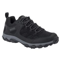 Męskie Buty Do Chodzenia Edgepoint IV Low. Czarne buty trekkingowe męskie Regatta, z materiału, bez zapięcia, trekkingowe. Za 282.99 zł.