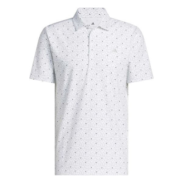 Koszulka polo z nadrukiem adidas Ultimate365+. Białe koszulki polo męskie Adidas, m, bez wzorów, z elastanu, bez ramiączek. Za 327.50 zł.