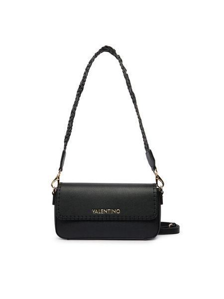 Valentino Torebka Aleksandra VBS9W909 Czarny. Czarne listonoszki damskie Valentino, bez wzorów, ze skóry, bez dodatków. Za 649.99 zł.