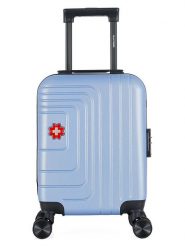 SWISS KOPPER Walizka "Ruti" w kolorze błękitnym - 32 x 42 x 20 cm rozmiar: onesize. Niebieskie walizki SWISS KOPPER, bez wzorów, z materiału. Za 108.99 zł.