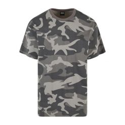 T-shirt Męski Camo Oversized Simple. Brązowe t-shirty męskie Urban Classics, l, bez wzorów, bez kołnierzyka. Za 85.99 zł.