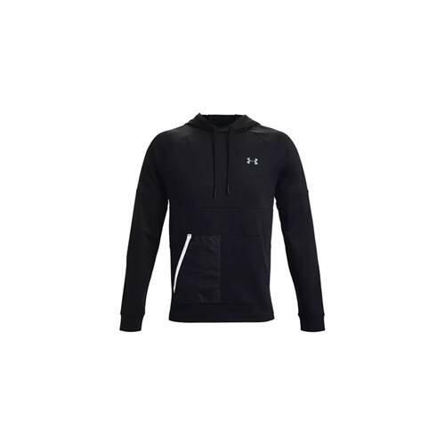 Bluza sportowa męska Under Armour Rush All Purpose Hoodie. Czarne bluzy sportowe męskie Under Armour, bez wzorów, sportowe, bez kołnierzyka, bez ramiączek. Za 547.00 zł.