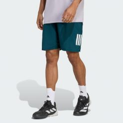Szorty Club Tennis Climacool 3-Stripes. Niebieskie szorty męskie Adidas, bez wzorów, sportowe. Za 179.00 zł.