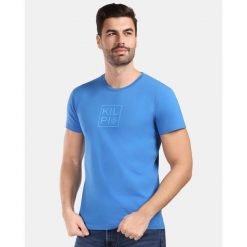 Męska bawełniana koszulka T-shirt Kilpi SPACER-M. Niebieskie t-shirty męskie Kilpi, m, bez wzorów, z bawełny, bez kołnierzyka. Za 91.56 zł.