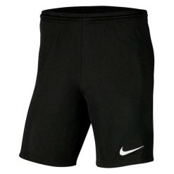 Spodenki Piłkarskie Męskie Nike Dry Park III. Szorty męskie Nike, z materiału, bez kołnierzyka. Za 59.99 zł.
