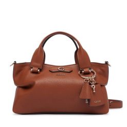 Torebka Guess. Brązowe torebki klasyczne damskie Guess, z aplikacjami, bez dodatków. Za 544.99 zł.