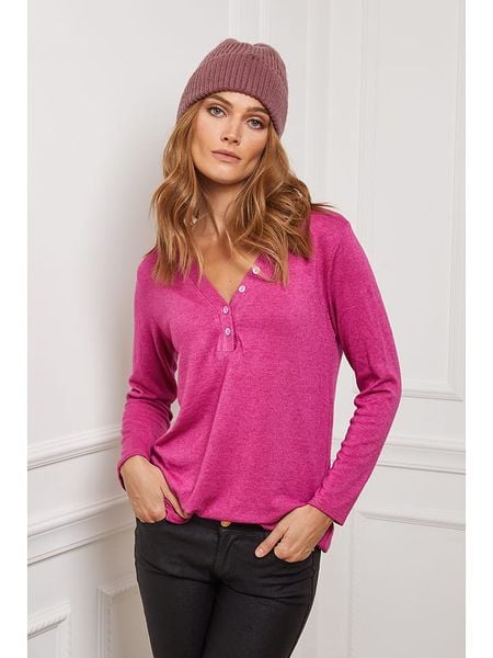 Joséfine Sweter "Drival" w kolorze różowym rozmiar: S. Różowe swetry klasyczne damskie Joséfine, s, bez kołnierzyka. Za 127.35 zł.