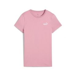 Koszulka damska Puma Small No. 1. Czerwone t-shirty damskie Puma, bez wzorów, bez kołnierzyka. Za 67.00 zł.
