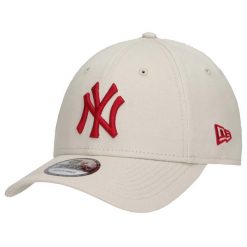 Czapki New Era Model League Essential 9forty Kolor Beżowy. Brązowe czapki męskie New Era, bez wzorów, z bawełny. Za 109.99 zł.