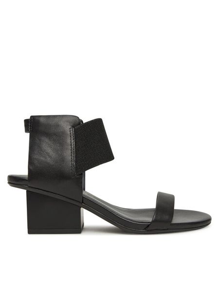 United Nude Sandały Raila Mid 1072756016 Czarny. Czarne sandały damskie United Nude, bez wzorów, ze skóry, bez obcasa, na słupku. Za 1,009.00 zł.