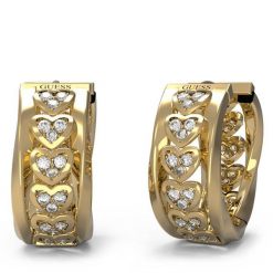 Kolczyki Guess. Żółte kolczyki damskie Guess, złote. Za 239.99 zł.