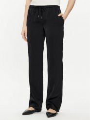 Calvin Klein Spodnie materiałowe K20K206662 Czarny Regular Fit. Czarne spodnie materiałowe damskie CALVIN KLEIN, bez wzorów, z materiału. Za 519.99 zł.