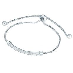 Lulu & Jane Bransoletka Mosiadz Srebrny Bransoletki 1 ct Damski. Szare bransoletki damskie Lulu & Jane, srebrne. Za 129.99 zł.