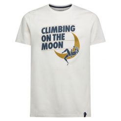 Koszulka wspinaczkowa męska La Sportiva Moon Rock T-Shirt. Białe t-shirty męskie La Sportiva, m, bez wzorów, bez kołnierzyka. Za 159.99 zł.