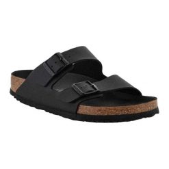 Sandały Arizona Triples Dla Dorosłych Unisex. Czarne sandały męskie Birkenstock, bez zapięcia. Za 614.99 zł.