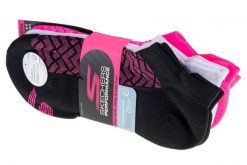 Skechers 3pk Womens 1/2 Terry Low Cut Socks, damskie skarpetki wielokolorowe. Skarpetki damskie Skechers, bez wzorów, z materiału. Za 59.99 zł.