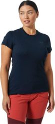 Koszulka damska Helly Hansen HH Lifa Active Solen. Niebieskie t-shirty damskie Helly Hansen, l, bez wzorów, z tkaniny, bez kołnierzyka. Za 261.00 zł.