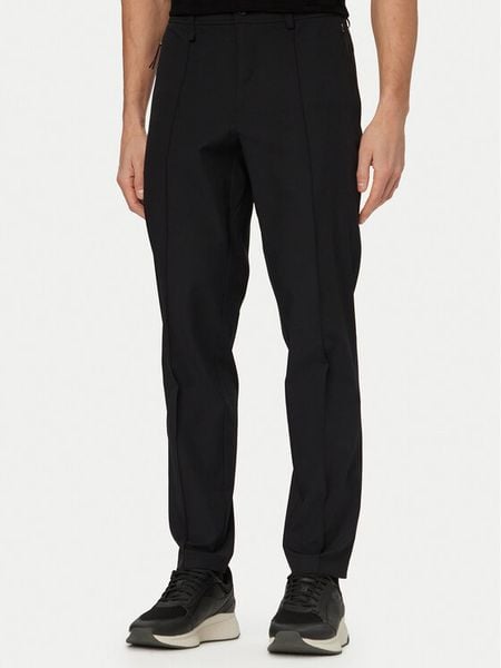 BOSS Spodnie materiałowe PS Spirit70 50558948 Czarny Tapered Fit. Czarne spodnie materiałowe męskie Boss, bez wzorów, z materiału. Za 597.99 zł.