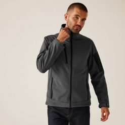 Męska kurtka softshell Arcola. Szare kurtki męskie Regatta, m, bez wzorów, z softshellu, bez kaptura. Za 349.99 zł.