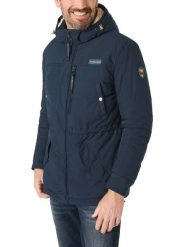 Timezone Parka w kolorze granatowym rozmiar: M. Niebieskie parki męskie Timezone, m, bez wzorów. Za 322.73 zł.