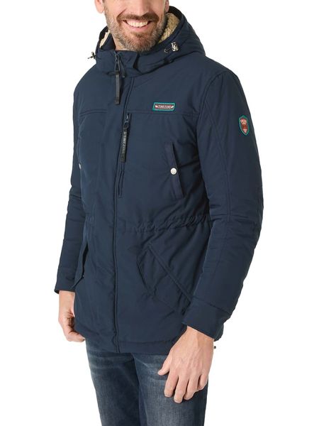 Timezone Parka w kolorze granatowym rozmiar: XL. Niebieskie parki męskie Timezone, xl, bez wzorów. Za 335.82 zł.