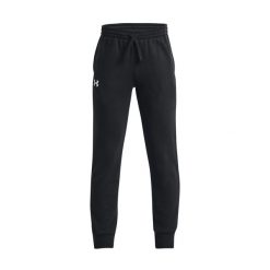 Spodnie sportowe dziewczęce Under Armour Rival Fleece. Czarne spodnie sportowe męskie Under Armour, z dresówki. Za 182.90 zł.