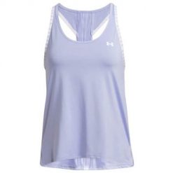 Koszulka treningowa damska Under Armour KOSZULKADAMSKAUA1351596539. Fioletowe bluzki sportowe damskie Under Armour, xs, bez wzorów, bez ramiączek. Za 130.99 zł.