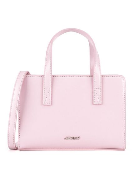 JENNY Torebka JNY-M-006-07 Różowy. Czerwone torebki klasyczne damskie Jenny, bez wzorów, bez dodatków. Za 109.99 zł.