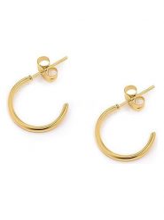 MOODE Kolczyki-półkreole "Amarante" rozmiar: onesize. Żółte kolczyki damskie MOODE, ze stali. Za 43.99 zł.