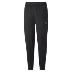 Spodnie męskie Puma TRAIN FIT PWRFLEECE. Białe spodnie materiałowe męskie Puma, bez wzorów, z materiału. Za 195.99 zł.