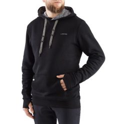Bluza turystyczna męska Viking Laxa Bamboo z kapturem. Niebieskie bluzy z kapturem męskie VIKING, m, z bawełny. Za 159.90 zł.