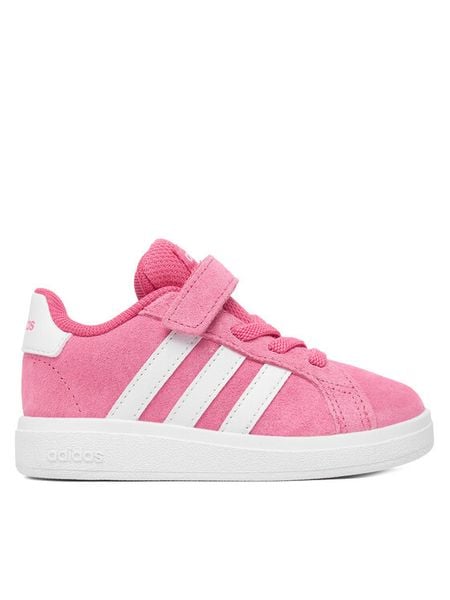 Adidas Sneakersy Grand Court 2.0 JP9354 Różowy. Czerwone buty sportowe dziewczęce Adidas, bez wzorów, ze skóry, bez zapięcia. Za 169.99 zł.