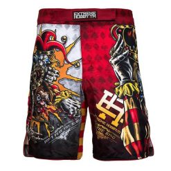 Spodenki do Grapplingu MMA BJJ K1 męskie EXTREME HOBBY KILLER CARDS 2. Czerwone szorty męskie EXTREME HOBBY, m, z poliesteru. Za 219.00 zł.