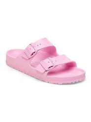Birkenstock Klapki "Arizona" w kolorze jasnoróżowym rozmiar: 41. Różowe klapki damskie Birkenstock, bez wzorów, bez obcasa. Za 213.69 zł.